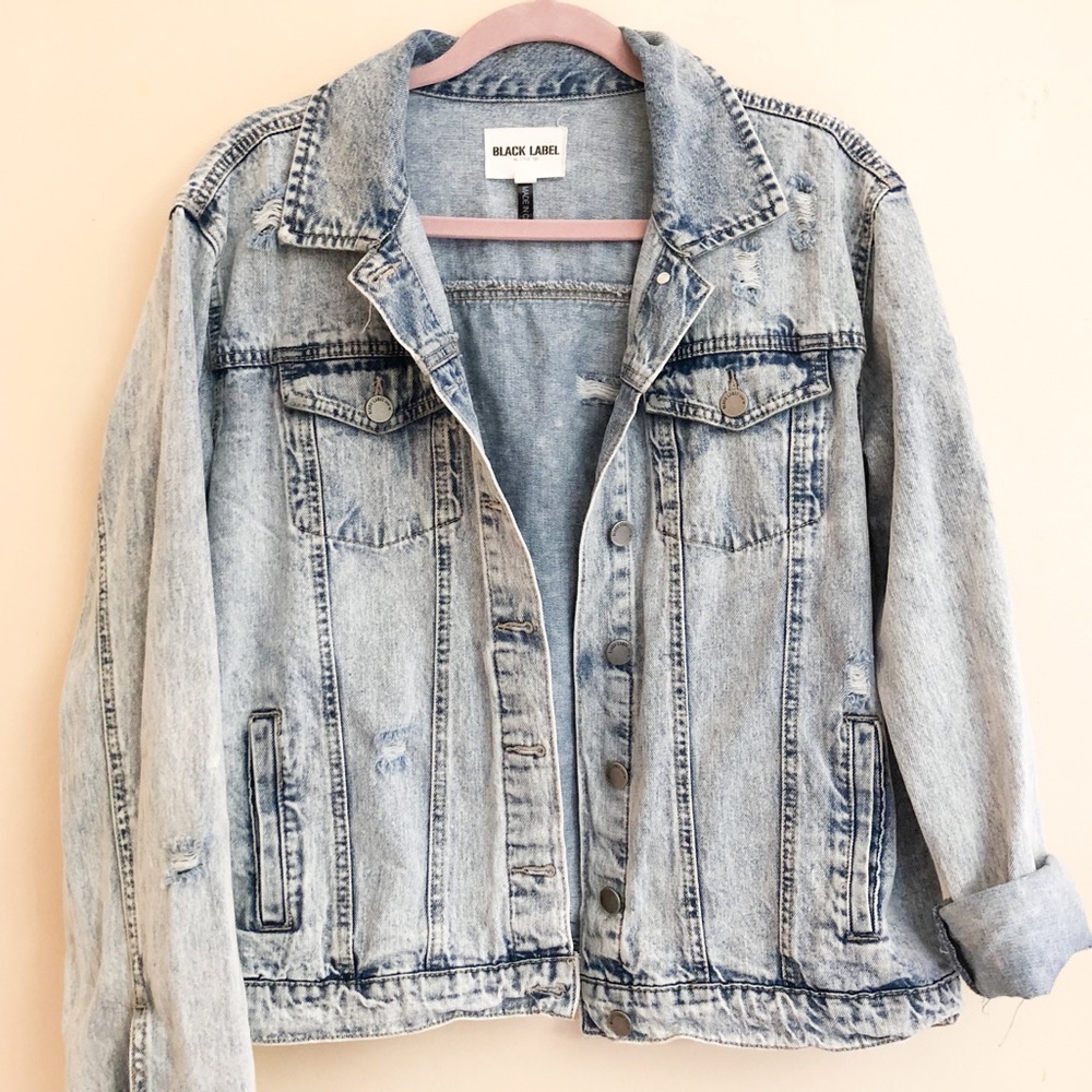 Distressed Denim Jacket